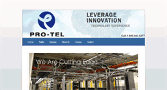 Desktop Screenshot of pro-tel.com